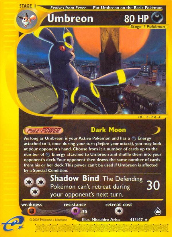 Umbreon 41/147 Reverse Rare - MissingNo.