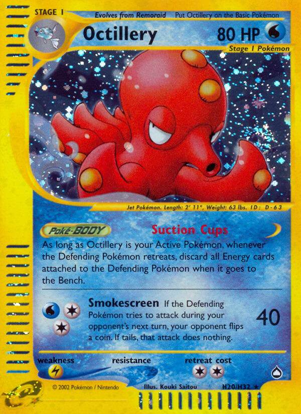 Octillery H20/H32 Holo Rare - MissingNo.