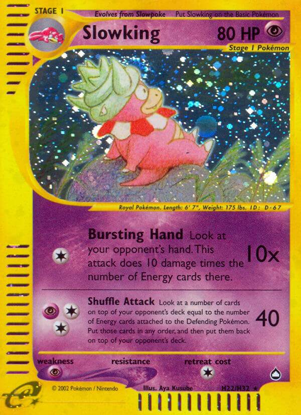 Slowking H22/H32 Holo Rare - MissingNo.