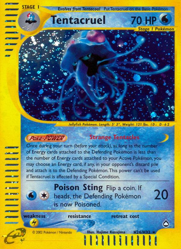 Tentacruel H26/H32 Holo Rare - MissingNo.
