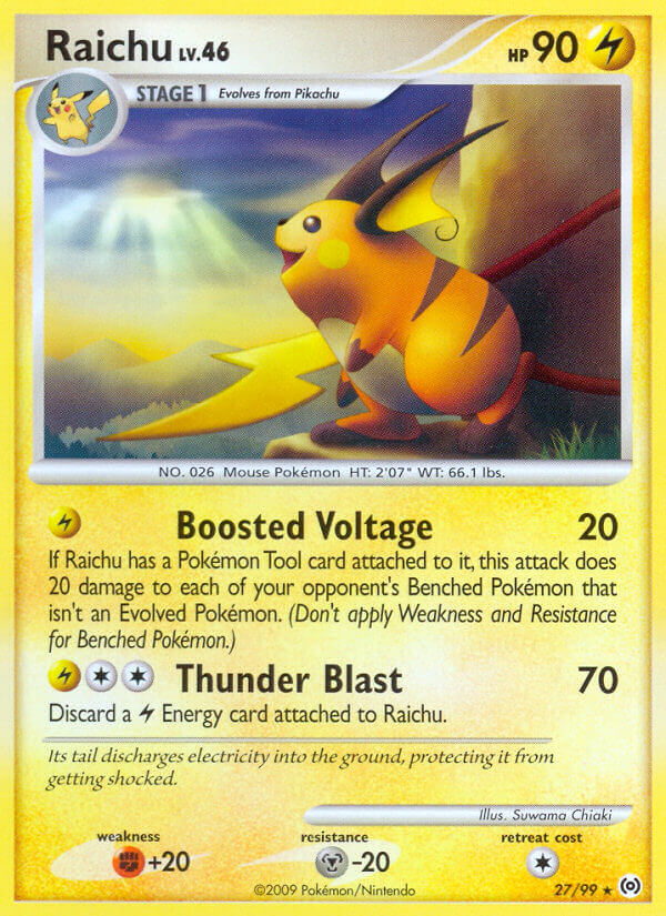 Raichu 27/99 Prerelease Stamp Promo - MissingNo.