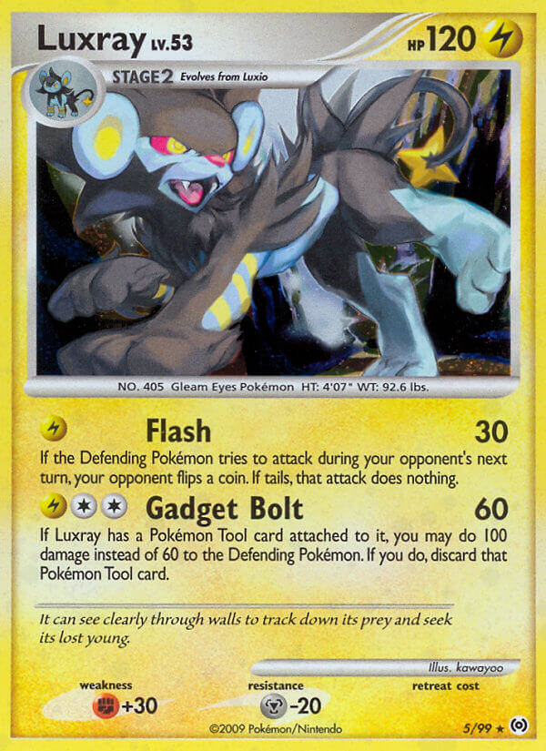 Luxray 5/99 Reverse Rare - MissingNo.