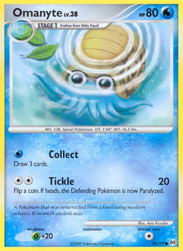 Omanyte 70/99 Common - MissingNo.