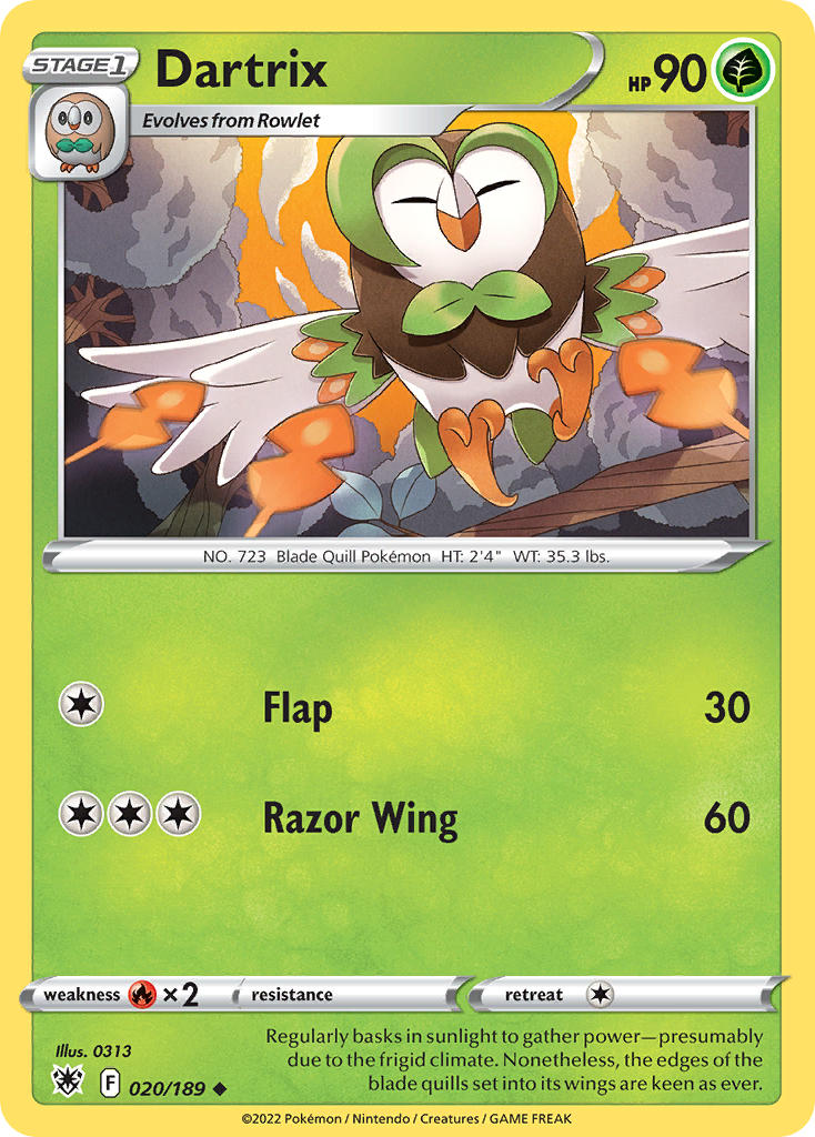 Dartrix 20/189 Uncommon