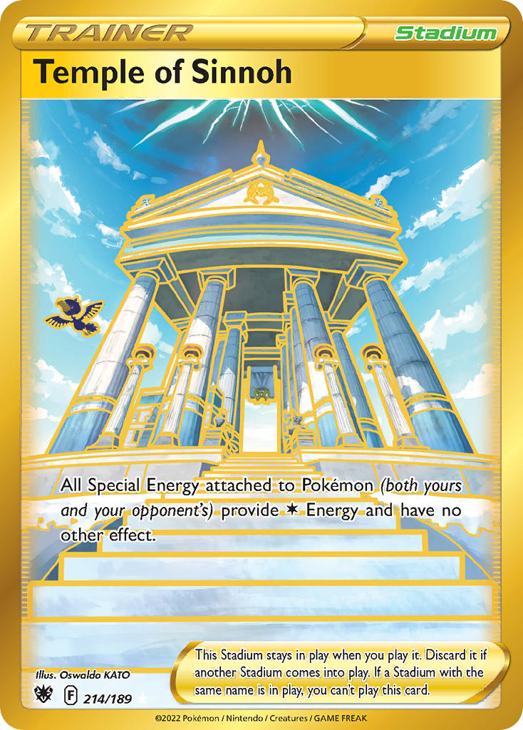 Temple of Sinnoh 214/189 Gold Secret Rare