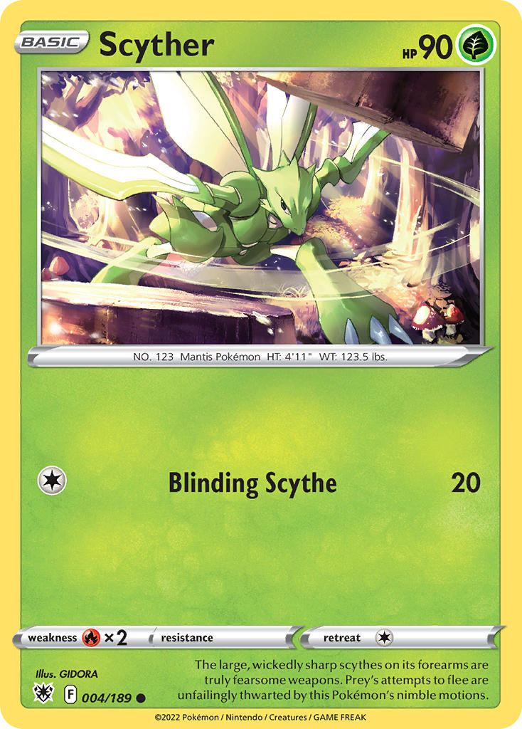Scyther 4/189 Reverse Common