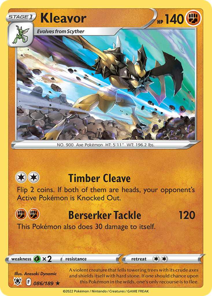 Kleavor 86/189 Reverse Rare