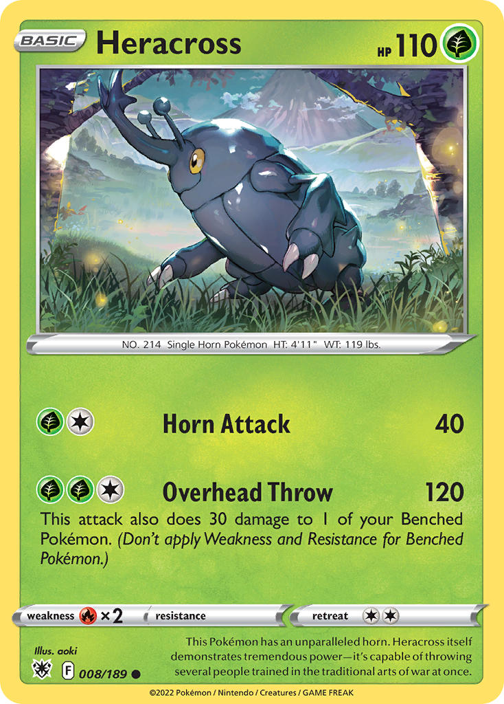 Heracross 8/189 Reverse Common