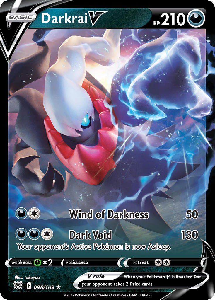 Darkrai V 98/189 Holo Rare V