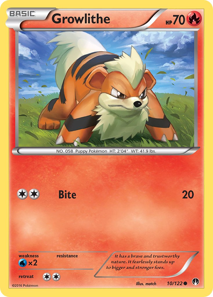 Growlithe 10/122 Common - MissingNo.