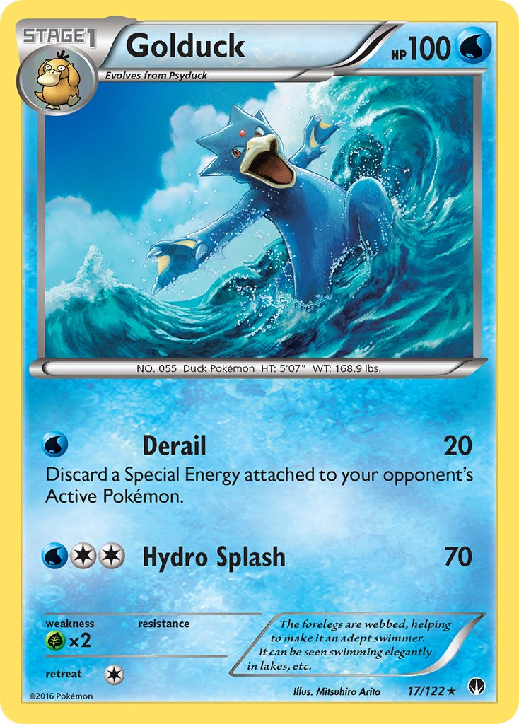 Golduck 17/122 Reverse Rare - MissingNo.