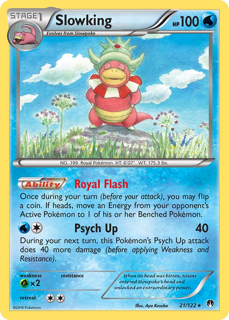 Slowking 21/122 Reverse Rare - MissingNo.