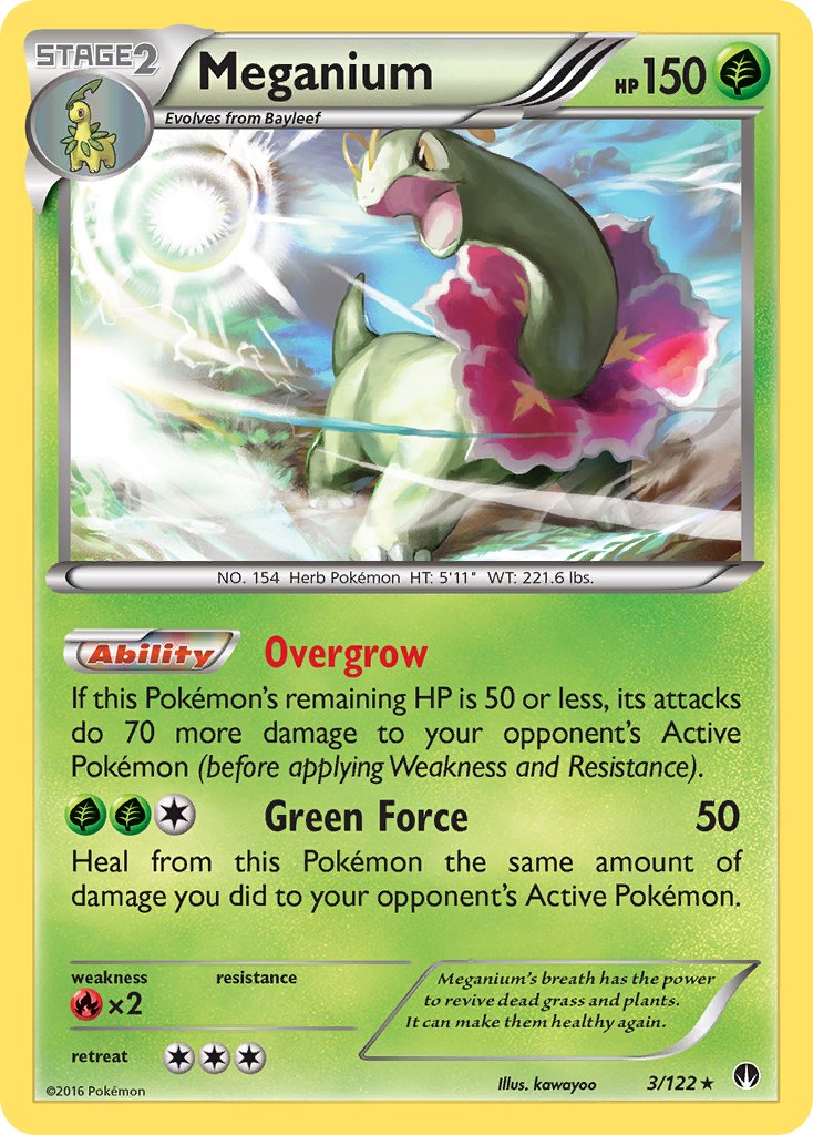 Meganium 3/122 Cosmos Holo Sun & Moon Two Pack Blister Exclusive - MissingNo.