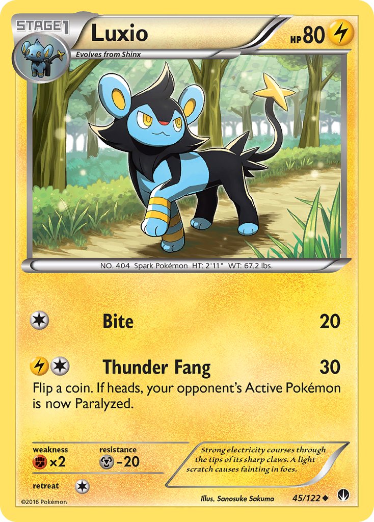 Luxio 45/122 Uncommon - MissingNo.