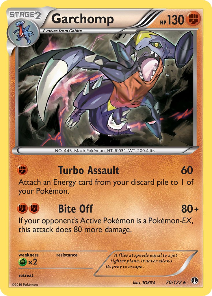 Garchomp 70/122 Holo Rare - MissingNo.