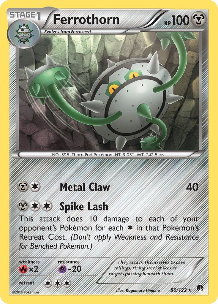 Ferrothorn 80/122 Reverse Rare - MissingNo.