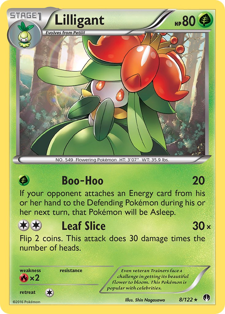 Lilligant 8/122 Reverse Rare - MissingNo.