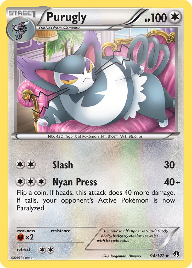 Purugly 94/122 Uncommon - MissingNo.