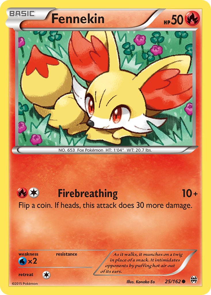 Fennekin 25/162 Reverse Common - MissingNo.
