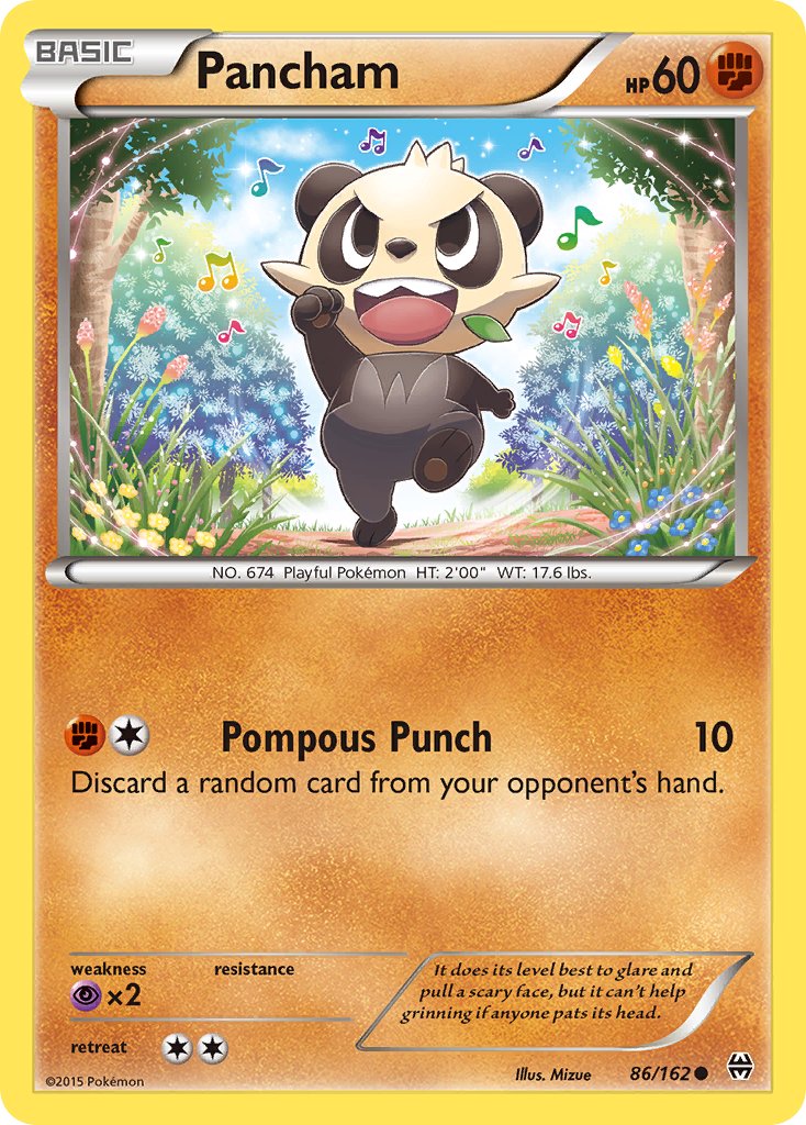 Pancham 86/162 Common - MissingNo.