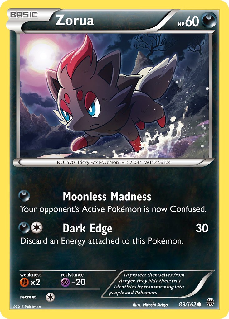 Zorua 89/162 Reverse Common - MissingNo.