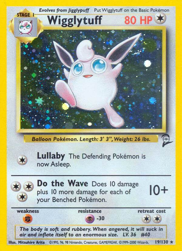 Wigglytuff 19/130 Holo Rare - MissingNo.