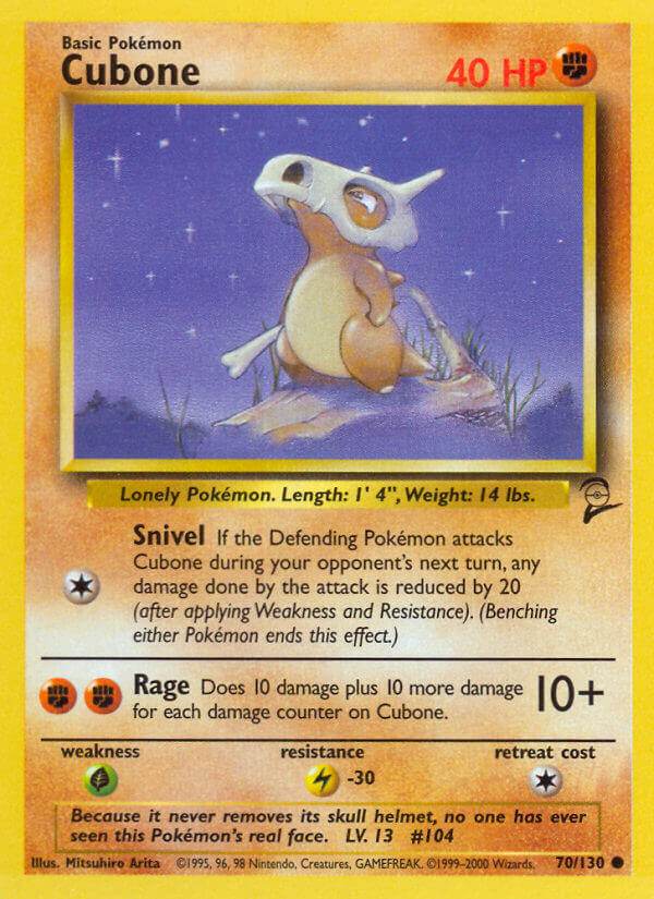 Cubone 70/130 Common - MissingNo.