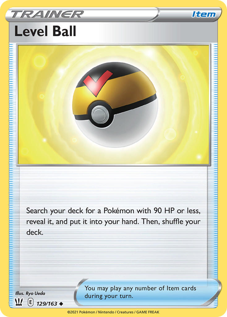 Level Ball 129/163 Holo Play! Pokémon Stamp Prize Pack Series 1 & Prize Pack Series 2 Exclusive