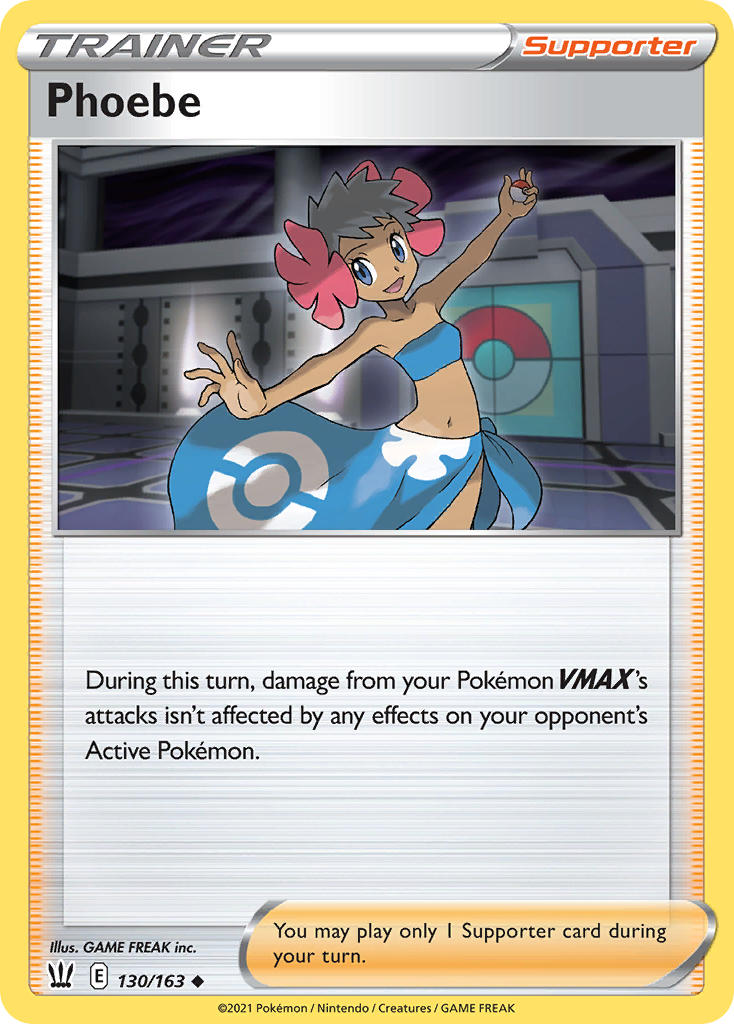 Phoebe 130/163 Play! Pokémon Stamp Prize Pack Series 1 & Prize Pack Series 2 Exclusive