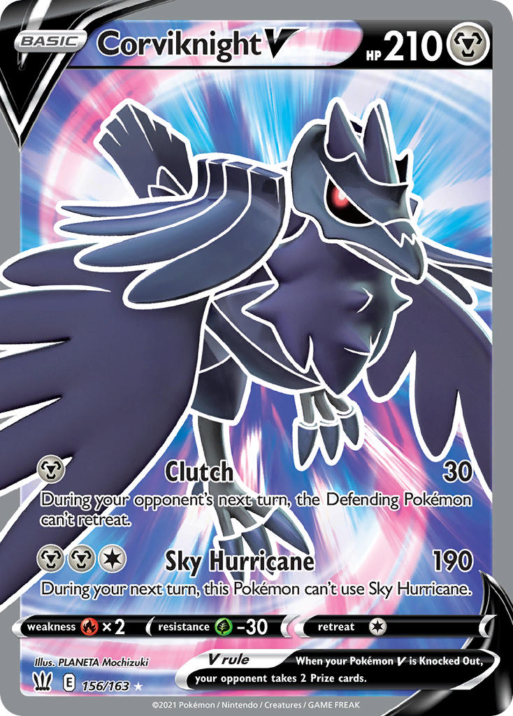 Corviknight V 156/163 Holo Ultra Rare V