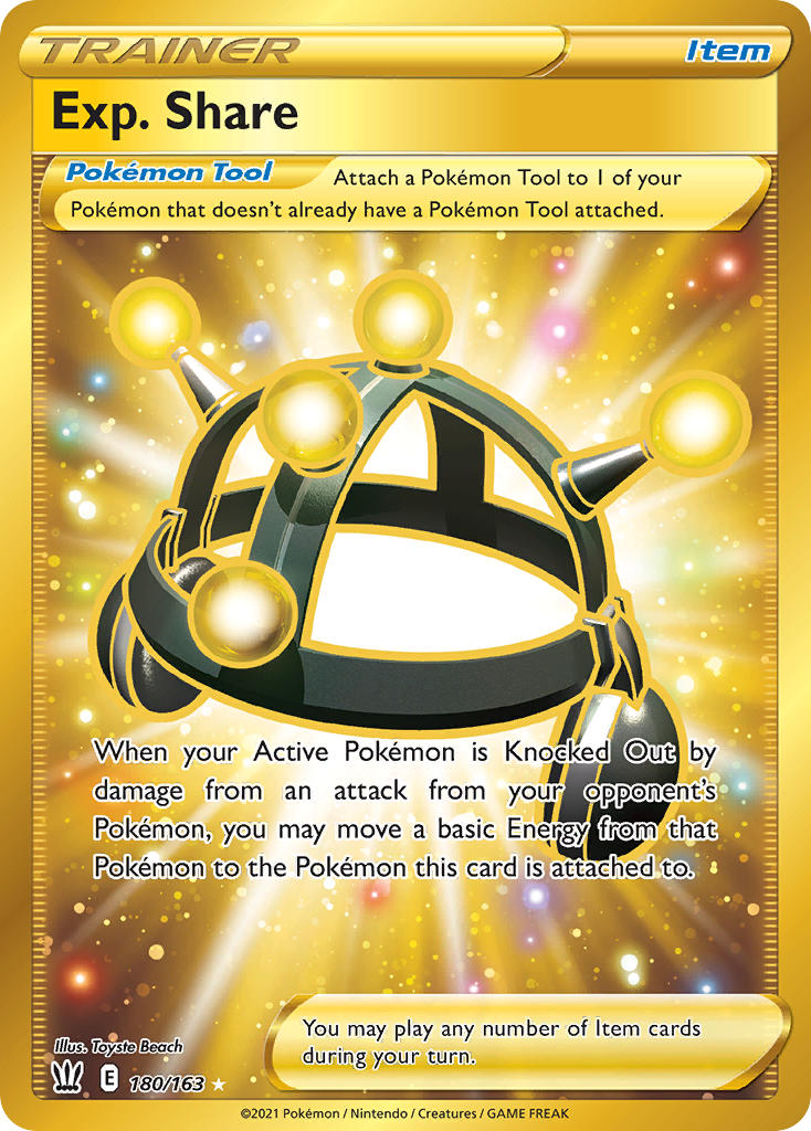 Exp. Share 180/163 Gold Secret Rare