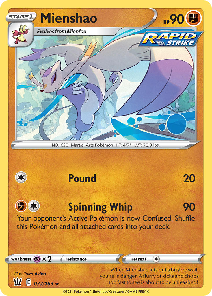 Mienshao 77/163 Non-Holo Rare