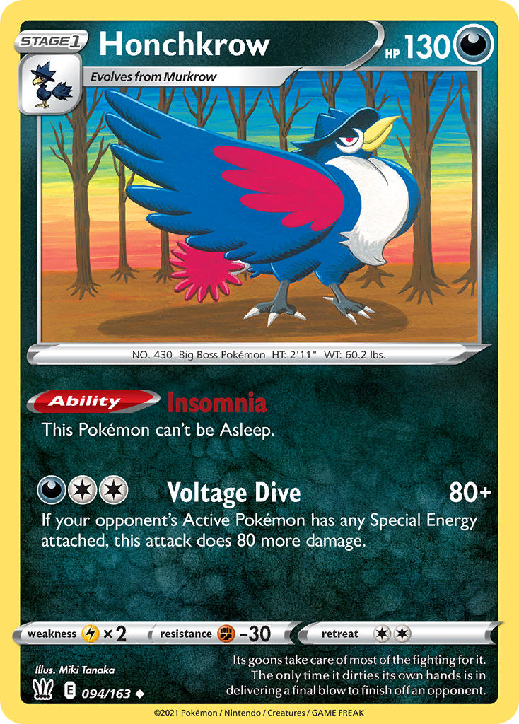 Honchkrow 94/163 Uncommon