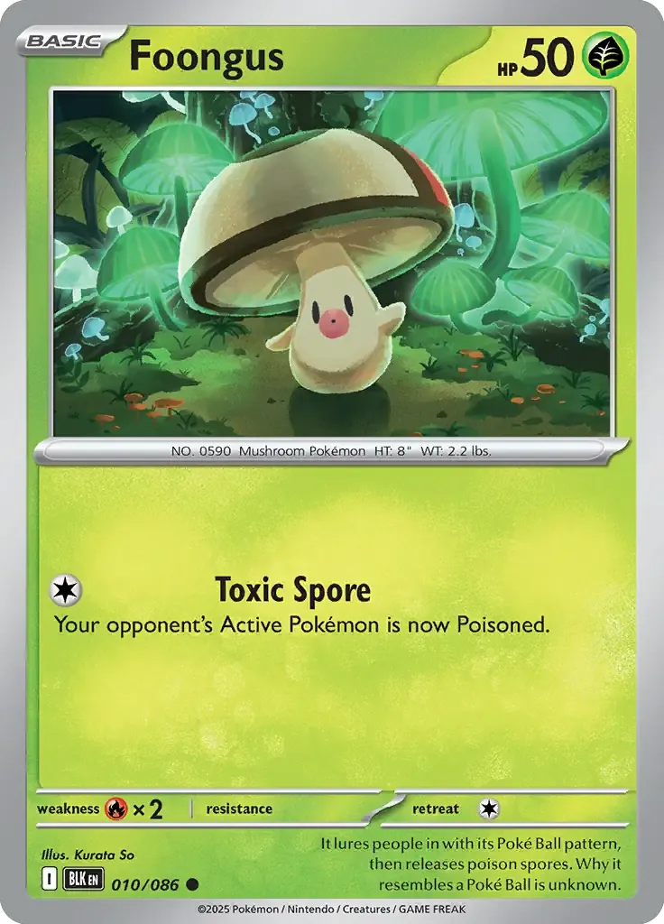 Foongus 010/086 Poké Ball Holo Common