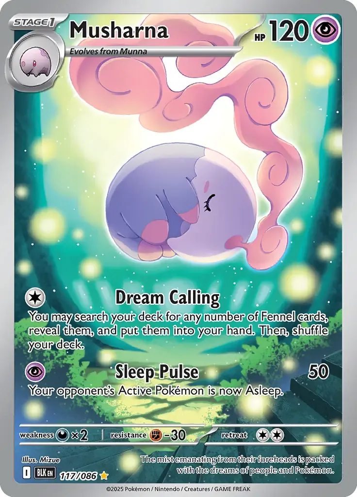 Musharna 117/086 Illustration Rare