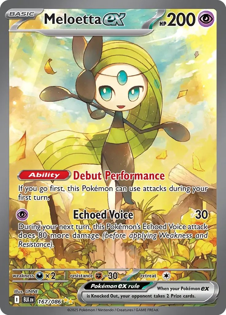 Meloetta ex 167/086 Special Illustration Rare ex