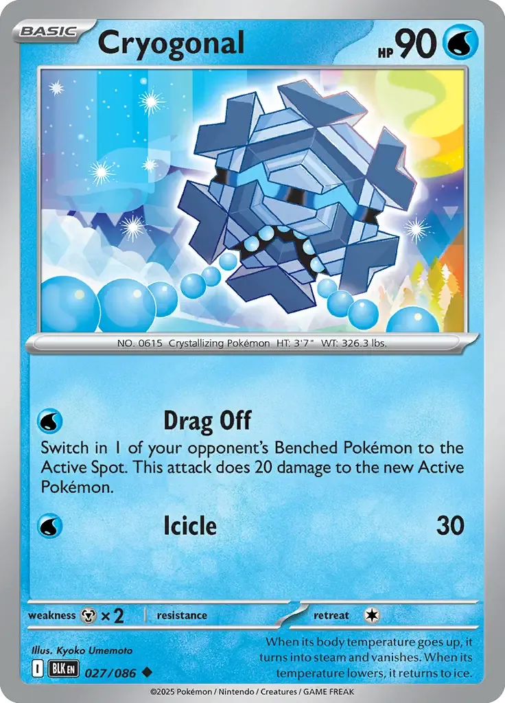 Cryogonal 027/086 Reverse Uncommon
