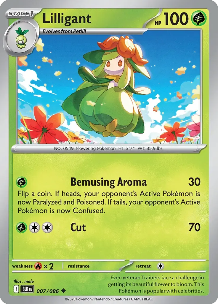 Lilligant 007/086 Uncommon