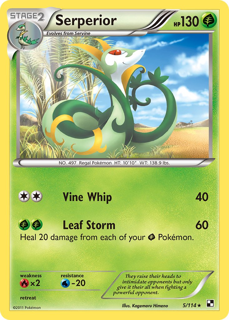 Serperior 5/114 Holo Rare - MissingNo.
