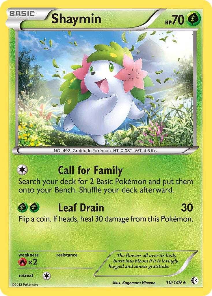 Shaymin 10/149 Non-Holo Rare - MissingNo.