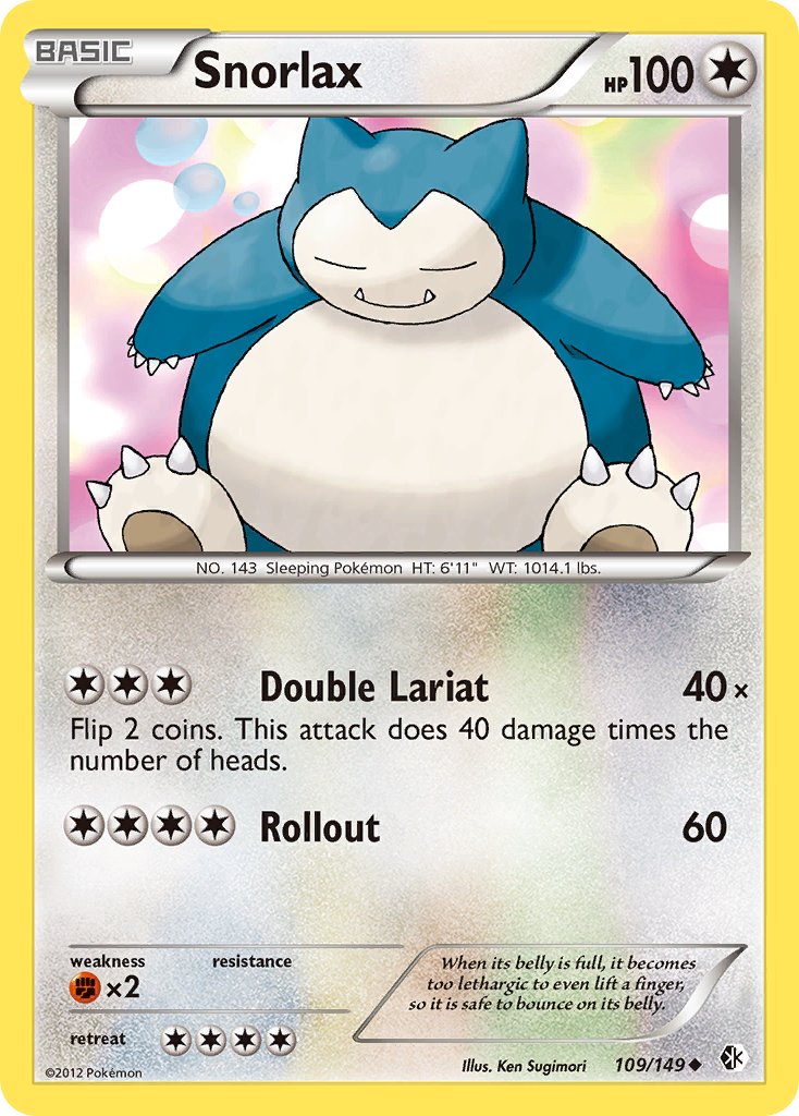 Snorlax 109/149 Uncommon - MissingNo.