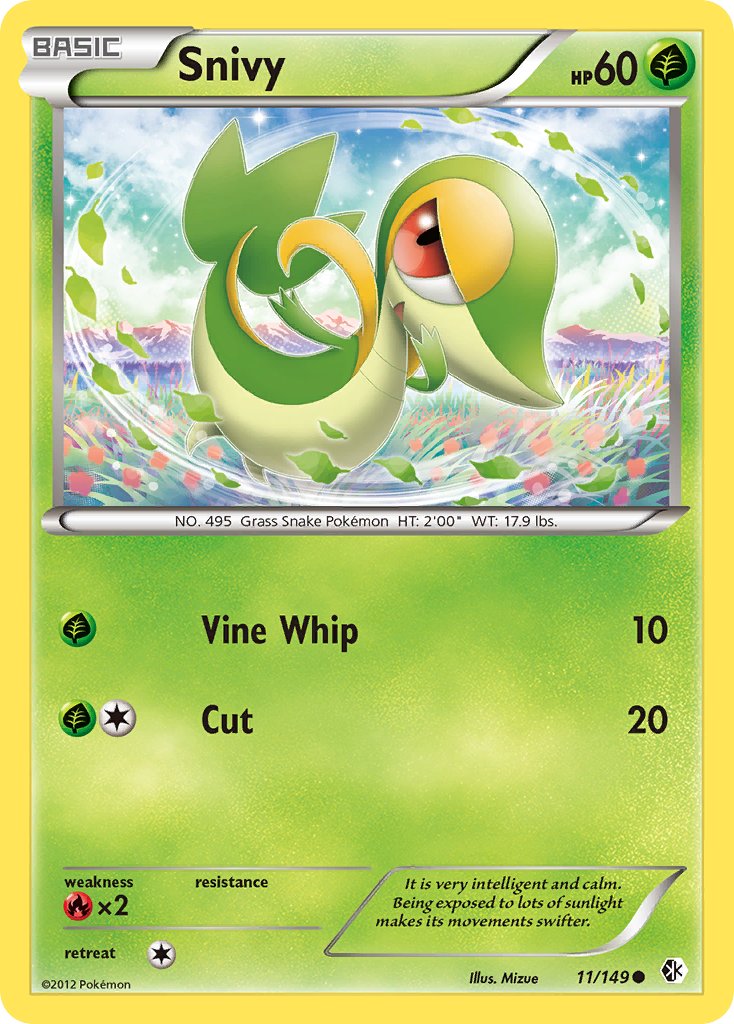 Snivy 11/149 Common - MissingNo.