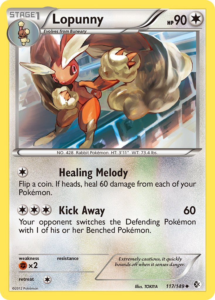 Lopunny 117/149 Reverse Uncommon - MissingNo.