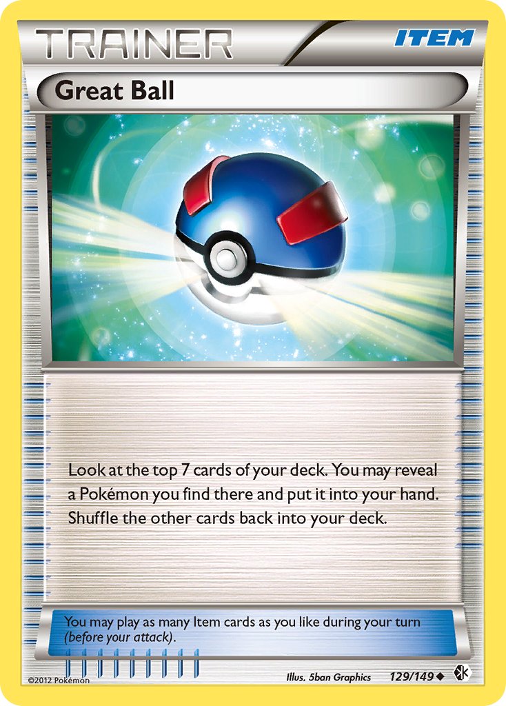 Great Ball 129/149 Reverse Uncommon - MissingNo.