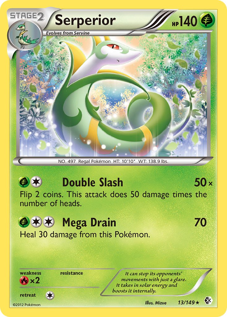 Serperior 13/149 Holo Rare - MissingNo.