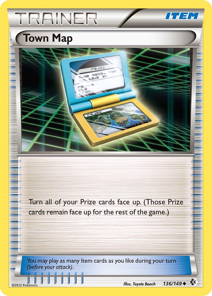 Town Map 136/149 Reverse Uncommon - MissingNo.