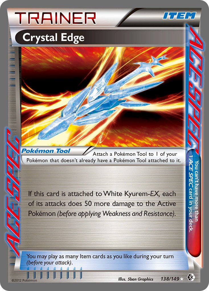 Crystal Edge 138/149 Holo Rare Ace Spec - MissingNo.