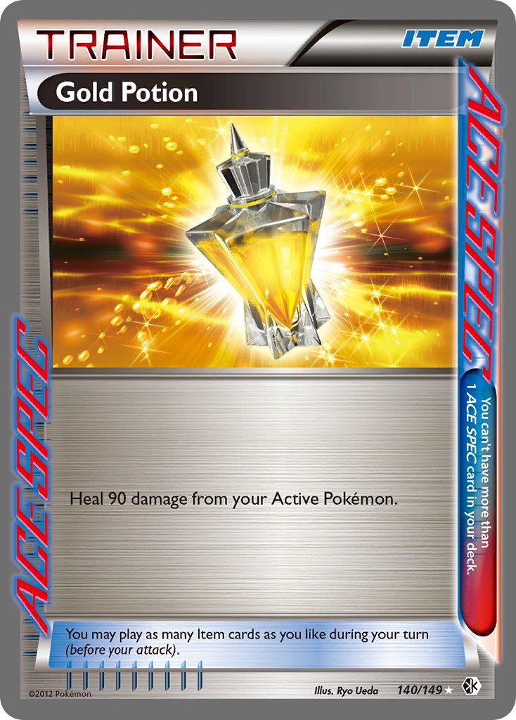 Gold Potion 140/149 Holo Rare Ace Spec - MissingNo.