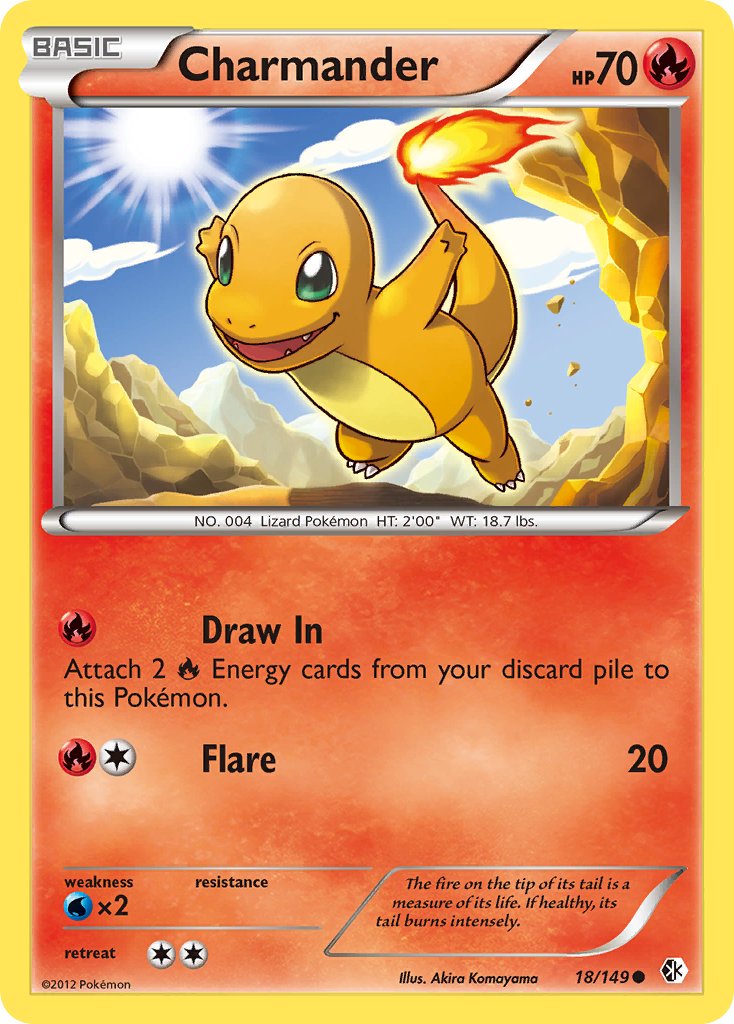 Charmander 18/149 Reverse Common - MissingNo.
