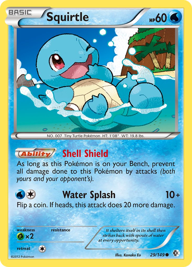 Squirtle 29/149 Reverse Common - MissingNo.
